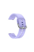 Huawei Watch Gt3 42mm Ile Uyumlu 20mm Purelux Soft Tokalı Silikon Kordon Dayanıklı Spor Stil  Lavanta thumbnail 4