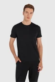 hummel Elemental Chevron Cotton Tee Siyah Erkek T-Shirt - 1