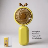 USB Şarjlı El Fanı I Mini Taşınabilir Fan I Yaz Serinleticisi I Vantilatör I Taşınabilir Fan Soğutuc - 1