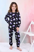 Kuromi Desenli Kız Çocuk Pijama Takımı Pembe 3-13 Yaş - 3