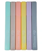Cengo Kare Tipi Highlighter Fosforlu Kalem Morandi Renkler 6lı Set CGO705 - 2