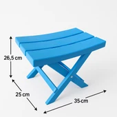 Saban Katlanır Piknik Taburesi – Taşınabilir, Hafif ve Dayanıklı, Kamp, Açık Hava, Plaj, Balıkçılık ve Bahçe Taburesi - 5