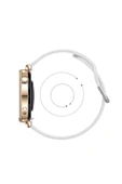 Huawei Watch Gt2 42mm Ile Uyumlu 20mm Purelux Soft Tokalı Silikon Kordon Dayanıklı Spor Stil  Beyaz - 6