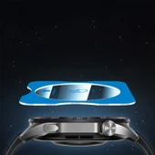 Samsung Watch 7 44mm Uyumlu Kolay Takılabilir Takma Aparatlı Temperli Cam Ekran Koruyucu thumbnail 4