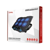Frisby FNC-5235ST GS6 Standlı Notebook Soğutucu (6xFan) LCD Kontrol Panel, Metal Izgara - 6