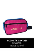 TTO Isı Yalıtımlı Kozmetik Çanta Pembe Mavi - 1