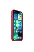 Apple MagSafe özellikli Silikon Kılıf (iPhone 13 Pro) - (PRODUCT) RED - 6