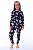 Kuromi Desenli Kız Çocuk Pijama Takımı Pembe 3-13 Yaş - 5