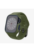 Spigen Apple Watch 45mm (Seri 9/8/7) Kılıf & Kordon Kayış Liquid Air Pro Moss Green Outlet - 4