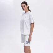 Ellesse Kadın Kırık Beyaz Oversize Pamuklu Tişört – EF394-OF - 4