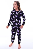 Kuromi Desenli Kız Çocuk Pijama Takımı Pembe 3-13 Yaş - 7