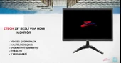 ZTECH ZR-MR19M 19'' HD+VGA+USB LED MONİTÖR - 1