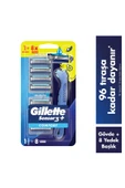 Gillette Sensor3+ Comfort 8'li Yedek Bıçağı Başlıklı Tıraş Makinesi - 1