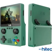 ScHitec X6 3.5inç IPS Ekran Taşınabilir Retro El Atari Oyun Konsolu 10000 Oyunlu Tv Bağlanan 32Gb Yeşil - 7