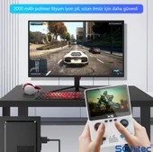ScHitec X6 3.5inç IPS Ekran Taşınabilir Retro El Atari Oyun Konsolu 10000 Oyunlu Tv Bağlanan 32Gb Yeşil - 3