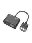 VGA HDMI Dönüştürücü Adaptörü VGA Kaynak Çıkışı Tv Dizüstü Bilgisayar Masaüstü Monitör İçin - 1