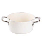 Tantitoni Deluxe Krem Seramik 3 Parça Tencere Seti thumbnail 2