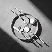 Nehir Sofia Sade 12 Kişilik 72 Parça Çatal Kaşık Bıçak Takımı - 1