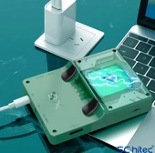 ScHitec X6 3.5inç IPS Ekran Taşınabilir Retro El Atari Oyun Konsolu 10000 Oyunlu Tv Bağlanan 32Gb Yeşil - 5