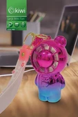 Kiwi KFAN-7400 Şarjlı Portatif Taşınabilir Ultra Sessiz Mini Fan Pembe - 1