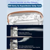 Kablolu Vantilatör Masaüstü Süper Sessiz Fan Su Püskürtmeli Mini El Hava Serinletici Nemlendirici - 2