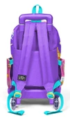 Coral High Işıklı Tekerlekli Çekçek Okul Çantası - 3 Bölmeli, 2'li Sap Ayarı, Lila Turkuaz Dondurmalı Kız (Kız Çocuk) 23973 thumbnail 3