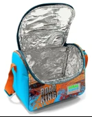 Coral High Erkek Çocuk Termoslu Beslenme Çantası - Mavi Turuncu Arazi Aracı, Erkek Çocuk thumbnail 4