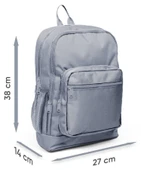 Coral High Dört Bölmeli Erkek Çocuk İlkokul 1-2-3-4. Sınıf Okul Sırt Çantası - Siyah Hayalet thumbnail 5