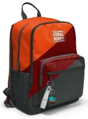 Coral High İlkokul ve Ortaokul Sırt Çantası - Erkek Çocuk, Turuncu Bordo Gri Renkli, Dört Bölmeli thumbnail 1