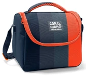 Coral High Erkek Çocuk İlkokul Beslenme Çantası, Siyah Turuncu Renkli Çizgili, Isı Yalıtımlı thumbnail 1