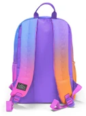 Coral High İlkokul ve Ortaokul Sırt Çantası - Kız Çocuk, Turuncu Mor Renk Geçişli Baskılı, Dört Bölmeli thumbnail 2