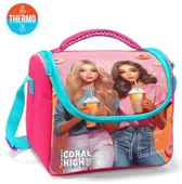 Coral High Kız Çocuk Termoslu Beslenme Çantası - Pembe Kırmızı Fashion Girl, Kız Çocuk thumbnail 2