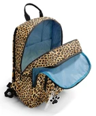 Coral High İlkokul ve Ortaokul Sırt Çantası - Kız Çocuk, Kahverengi Leopar Baskılı, Dört Bölmeli thumbnail 3