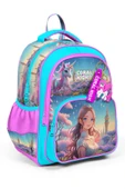 Coral High Turkuaz Pembe Anime Kız - Kız Çocuk İlkokul Okul Sırt Çantası thumbnail 1