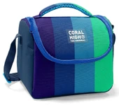 Coral High Beslenme Çantası 11797, Erkek Çocuk, Lacivert Yeşil Renkli Çizgili, Isı Yalıtımlı thumbnail 1