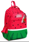 Coral High Üç Gözlü Erkek Çocuk Kırmızı Yeşil İlkokul ve Ortaokul Sırt Çantası thumbnail 1