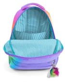 Coral High Üç Gözlü Kız Çocuk Sarı Mavi Mor Renk Geçişli İlkokul ve Ortaokul Sırt Çantası thumbnail 3