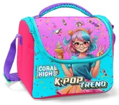 Coral High Kız Çocuk Beslenme Çantası - Thermo - Pembe K-Pop Dondurmalı Kız thumbnail 1