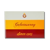 Galatasaray 17x24 15 Yaprak Karton Kapak Spiralli Resim Defteri 12 Adet - 3