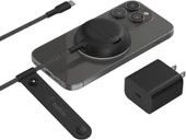 Belkin MagSafe için Kablosuz Şarj Cihazı, 15 W Hızlı Şarj Pedi (PSU Dahil Değildir), Tekme Standı ve 6.5ft Uzun Örgülü Kablo, iPhone 15, 15 Pro, 15 Pro Max, 14 ve 13 ve iPhone Mini ile Uyumlu -Teşhir - 1