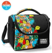 Coral High Erkek Çocuk İlkokul Beslenme Çantası, Siyah Hayaletler, Isı Yalıtımlı thumbnail 2