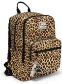 Coral High İlkokul ve Ortaokul Sırt Çantası - Kız Çocuk, Kahverengi Leopar Baskılı, Dört Bölmeli thumbnail 1