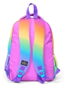 Coral High Üç Gözlü Kız Çocuk Sarı Mavi Mor Renk Geçişli İlkokul ve Ortaokul Sırt Çantası thumbnail 2
