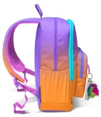 Coral High İlkokul ve Ortaokul Sırt Çantası - Kız Çocuk, Turuncu Mor Renk Geçişli Baskılı, Dört Bölmeli thumbnail 4