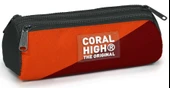 Coral High Erkek Çocuk Bordo Turuncu Üç Gözlü Okul Kalem Çantası thumbnail 1