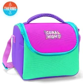 Coral High Kız Çocuk Beslenme Çantası - Thermo - Pembe Yeşil Çok Renkli thumbnail 2