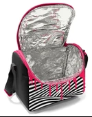 Coral High Kız Çocuk Beslenme Çantası - Thermo - Pembe Siyah Beyaz Boya Desenli thumbnail 4