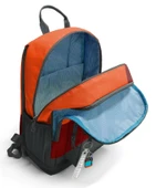 Coral High İlkokul ve Ortaokul Sırt Çantası - Erkek Çocuk, Turuncu Bordo Gri Renkli, Dört Bölmeli thumbnail 3