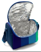 Coral High Beslenme Çantası 11797, Erkek Çocuk, Lacivert Yeşil Renkli Çizgili, Isı Yalıtımlı thumbnail 4