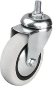 352 - 75x25 Mm Pvc Makaralı Vidalı Teker 4 Adet - 1
